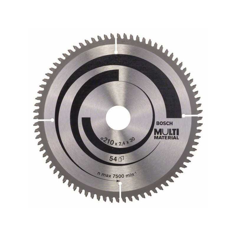 Bosch Panza ferastrau circular Multi Material, 210x30x2.5mm, 80T