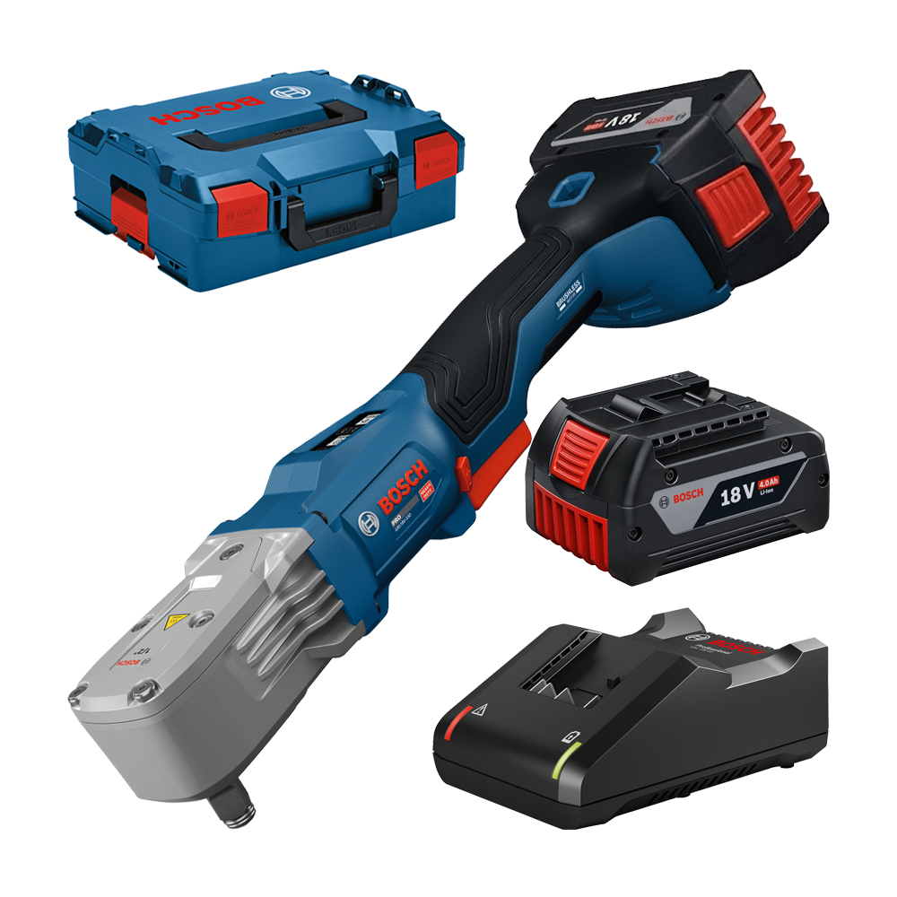 BOSCH GRS18V-330 Surubelnita cu impact brushlesscu 2 acumulatori Li-Ion, 4Ah, 330Nm, prindere 1/2" + Valiza L-BOXX