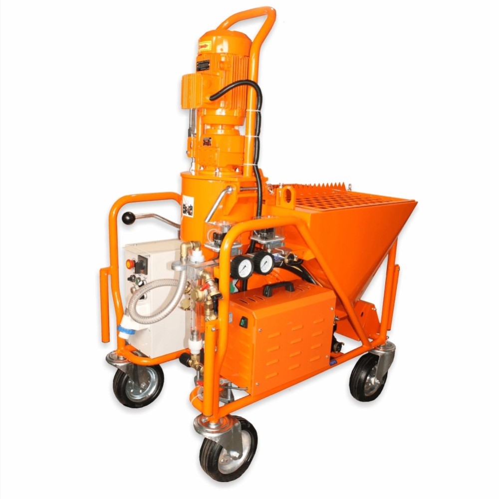 Masina de tencuit Bisonte PCS-K35CT 220V debit 5-20 l/min materiale preamestecate