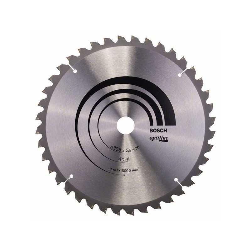 Bosch Panza ferastrau circular Optiline Wood, 305x30x2.5mm, 40T