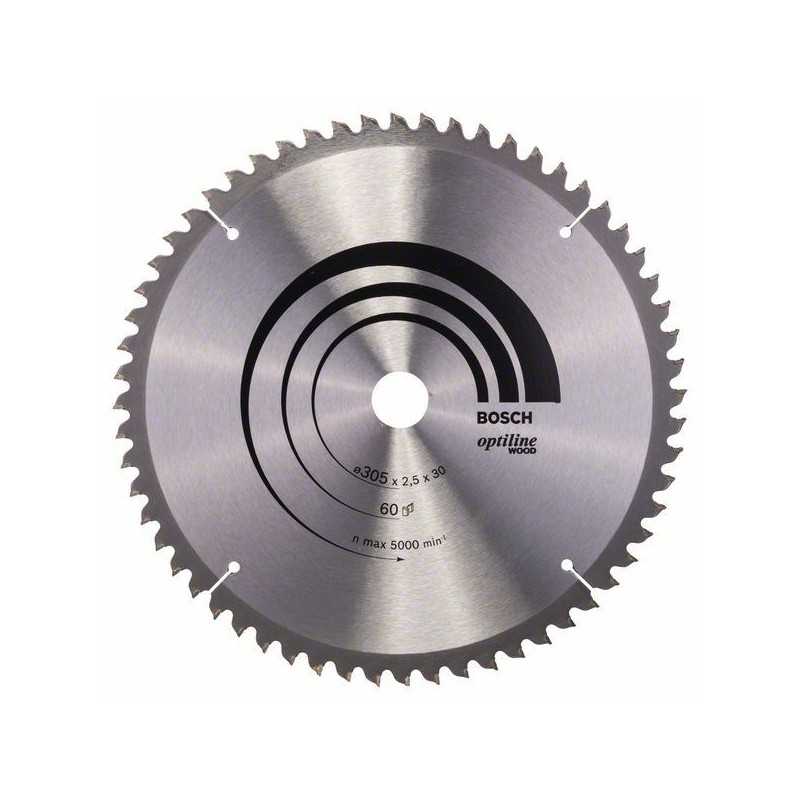 Bosch Panza ferastrau circular Optiline Wood, 305x30x2.5mm, 60T