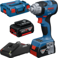 BOSCH GDS18V-330H Surubelnita cu impact brushless cu 2 acumulatori Li-Ion, 5Ah, 330Nm, prindere 1/2" + Valiza L-BOXX