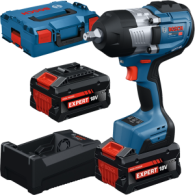 BOSCH GDS18V-1400 Surubelnita cu impact cu 2 acumulatori Li-Ion, EXBA 8Ah, 1400Nm, prindere 1/2" + Valiza L-BOXX