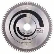Bosch Panza ferastrau circular Multi Material, 216x30x2.5mm, 80T