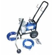Pompa de vopsit si zugravit AIRLESS Diafragma Profesională cu Carucior - Complet Echipata - 1/4", 3kW, 5.5L/min - WP-APSD5