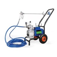 Pompa de vopsit si zugravit AIRLESS Diafragma Profesională cu Carucior - Complet Echipata - 1/4", 3kW, 5.5L/min - WP-APSD5