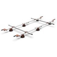 Sistem de transport cu 6 ventuze cu vacuum pt. placi mari, 360cm, 140kg, WolfPack - WP-DB-CY-2