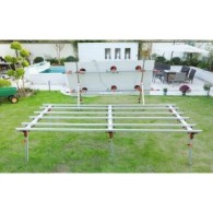 Masa de lucru SLAB XL pt. placi ceramice de dimensiuni mari, 360cm, 250kg, WolfPack - WP-DB-TB-3XL360