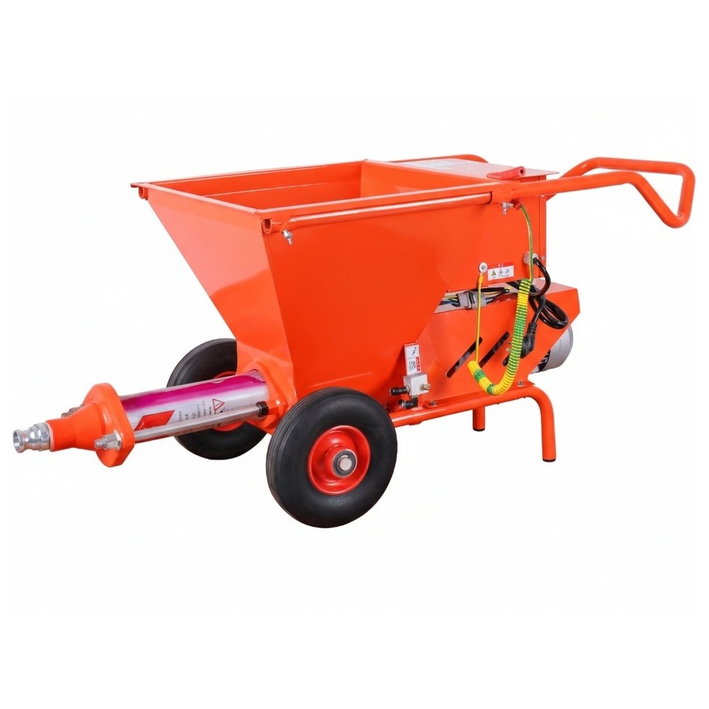Masina multifunctionala de tencuit, gletuit, izolatii, debit max. 0-30 L/min, 2.2kW Monofazata, 30 bar, cuva 50L, WolfPack - WP-