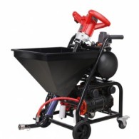 Masina multifunctionala de tencuit, gletuit, izolatii, debit max. 0-20 L/min, 1.5kW Monofazata, 30 bar, cuva 25L, WolfPack - WP-