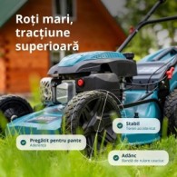 Mașină de tuns iarba pe benzină autopropulsată - 510mm, 60l - Konner & Sohnen - KS-51LMG-SP