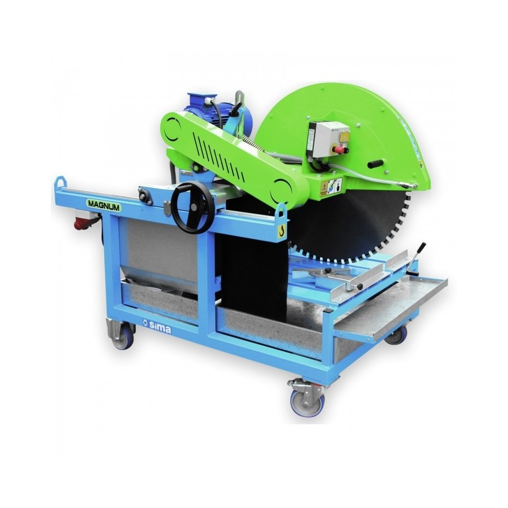 Masina taiat materiale de constructii MAGNUM 1000L - 7.5kW, 400V, lungime 702cm, grosime 420mm, disc 1000mm - SIMA-10051000