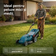 Mașină de tuns iarba electrică - 43cm, 50l - Konner & Sohnen - KS 43LM20