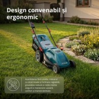 Mașină de tuns iarba electrică - 43cm, 50l - Konner & Sohnen - KS 43LM20