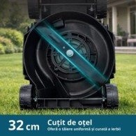 Mașină de tuns iarba electrică - 32cm, 30l - Konner & Sohnen - KS-32LM12