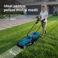 Mașină de tuns iarba electrică - 32cm, 30l - Konner & Sohnen - KS-32LM12