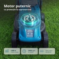 Mașină de tuns iarba electrică - 32cm, 30l - Konner & Sohnen - KS-32LM12