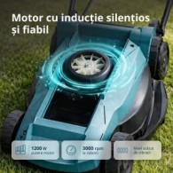 Mașină de tuns iarba electrică (motor inductie) - 32cm, 30l - Konner & Sohnen - KS-32LM12-BL