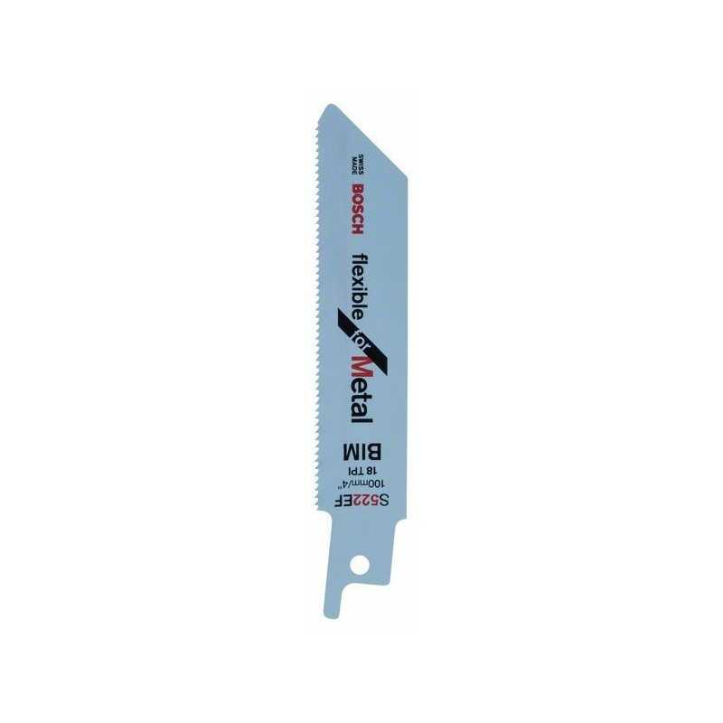 Bosch Set 5 panze ferastrau sabie S 522 EF Flexible for Metal, 100mm
