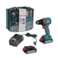 Set masina de gaurit cu acumulator litiu 20V, 2Ah si valiza 74 accesorii - Konner & Sohnen - KS-ID20V-60 KIT 74