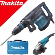 MAKITA HM1203C Ciocan demolator SDS-max 1510 W, 19.1J + GA9020 Polizor unghiular 2200 W, diametru disc 230