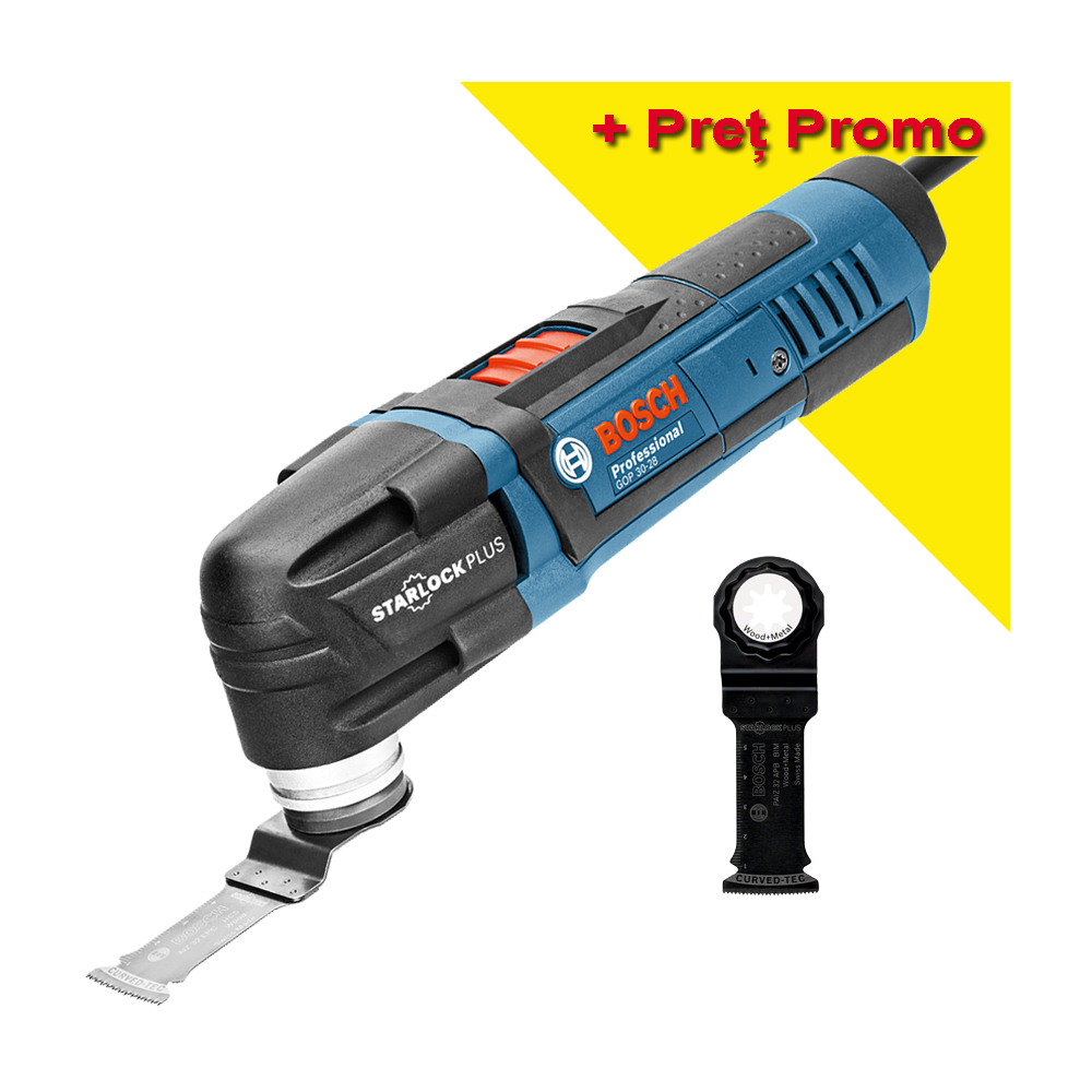 BOSCH GOP 30-28 Multicutter 300 W (Produs folosit la demnostratii!)