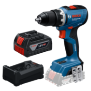 BOSCH GSR 18V-65 Masina de gaurit si insurubat Li-Ion, 63Nm, brushless + 1x acumulator Li-Ion, 18V, 5Ah + Incarcator