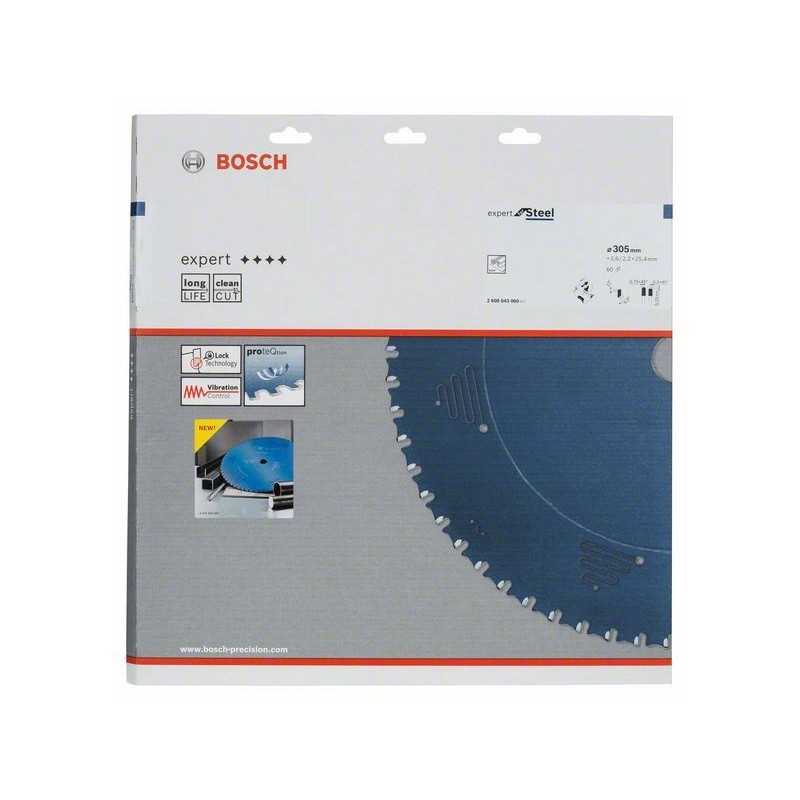 Bosch Panza ferastrau circular Expert for Steel, 305x25.4x2.6mm, 60T