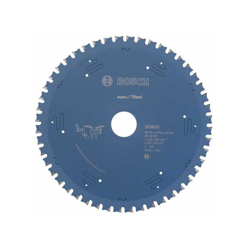 Bosch Panza ferastrau circular Expert for Steel, 210x30x2mm, 48T