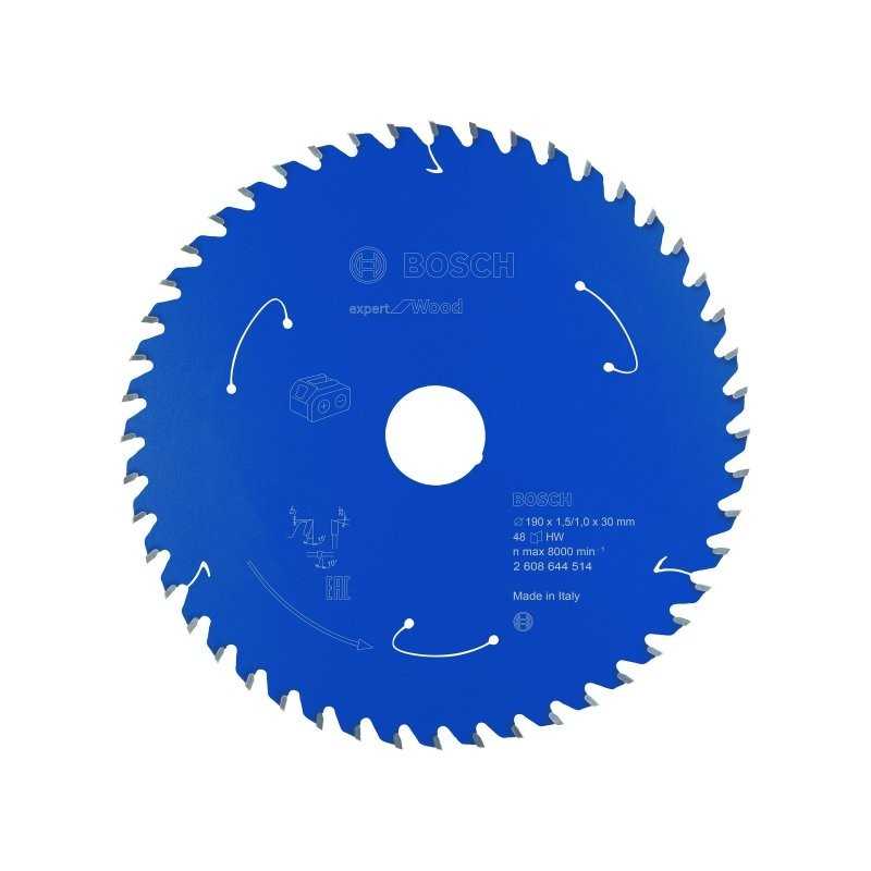 Bosch Panza ferastrau circular Expert for Wood, 190x30x1.5mm, 48T