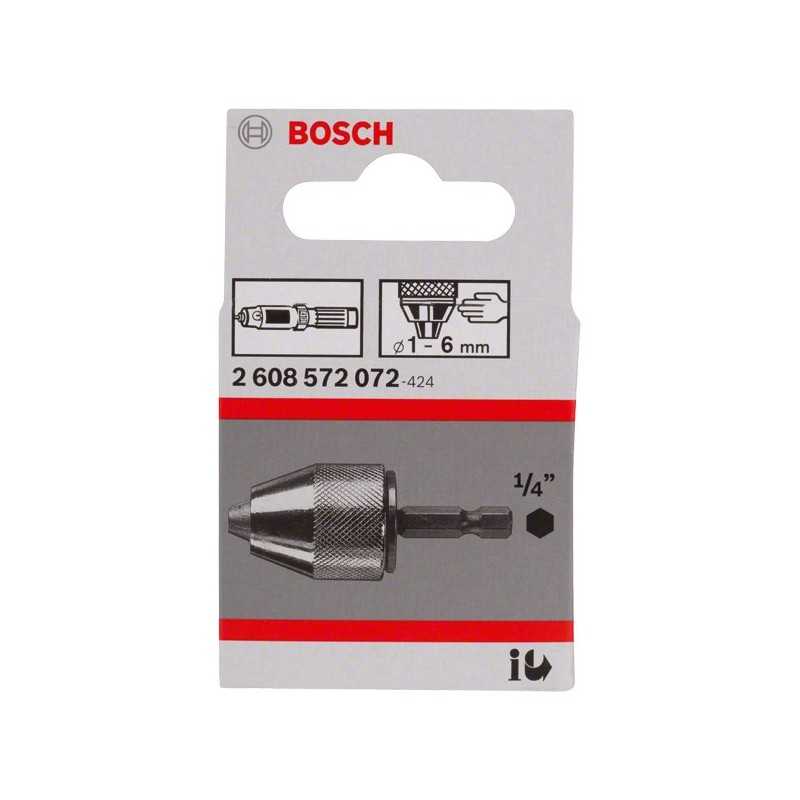 Bosch Mandrina rapida 1-6mm, adaptor 1/4"