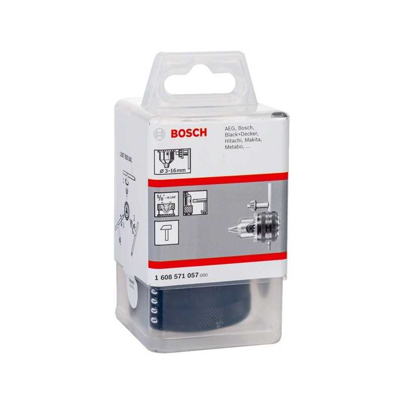 Bosch Mandrina cu cheie 3-16mm, prindere 5/8"