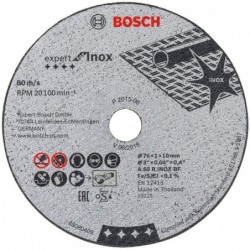 Bosch Disc de taiere Expert for Inox A 60 R INOX BF 76mm 1mm 10mm set 5 buc.