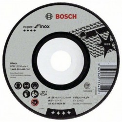 Bosch Disc de degrosare cu degajare Expert for Inox AS 30 S INOX BF, 125mm, 6.0mm