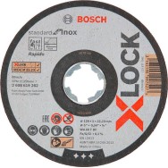 Bosch Disc X-LOCK Standard for Inox 125x1x22.23mm pentru taieturi drepte