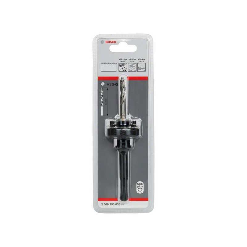 Bosch Adaptor carota HSS Bimetal, tija SDS-Plus 32-210 mm, burghiu centrare inclus