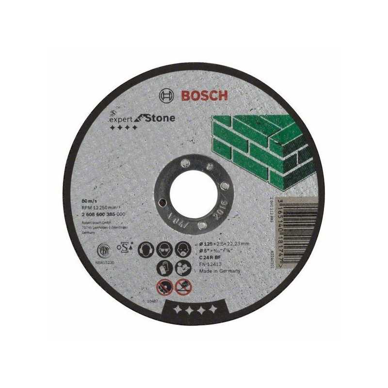 Bosch Disc de taiere drept Expert for Stone C 24 R BF, 125mm, 2.5mm