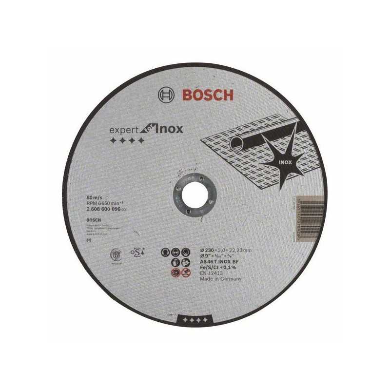 Bosch Disc de taiere drept Expert for Inox AS 46 T INOX BF, 230mm, 2.0mm