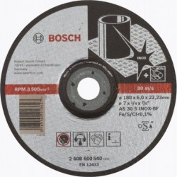 Bosch Disc de degrosare cu degajare Expert for Inox AS 30 S INOX BF, 180mm, 6.0mm