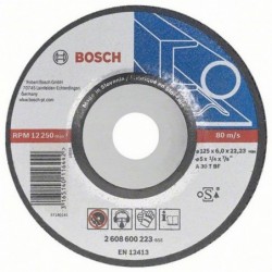 Bosch Disc de degrosare cu degajare Expert for Metal A 30 T BF, 150mm, 6.0mm