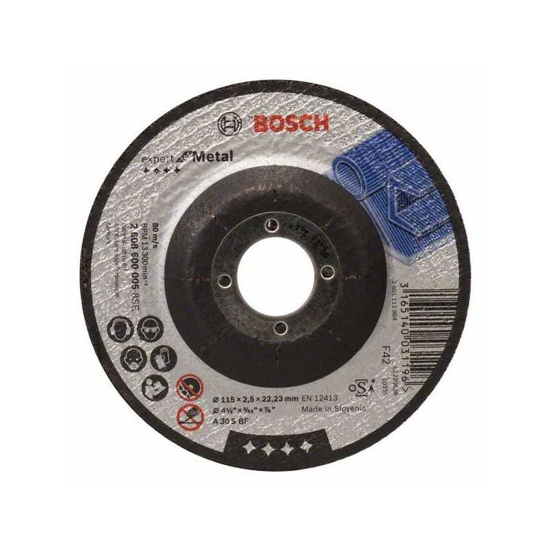 Bosch Disc de taiere cu degajare Expert for Metal A 30 S BF, 115mm, 2.5mm