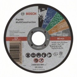 Bosch Disc de taiere drept Rapido Multi Construction ACS 60 V BF, 115mm, 1.0mm