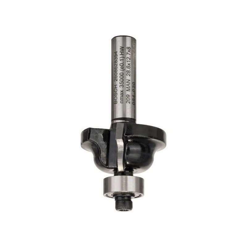 Bosch Freza pentru realizarea muchiilor B, 8mm, R1 4mm, B 8mm, L 12.4mm, G 54mm 8