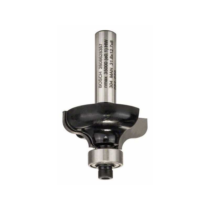 Bosch Freza pentru realizarea muchiilor G, 8mm, R1 4.8mm, D 31.8mm, L 12.4mm, G 54