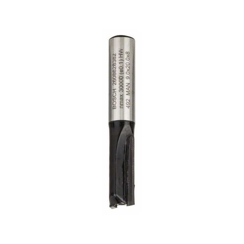 Bosch Freza dreapta, 8mm, D1 9mm, L 20mm, G 51mm 8mm, D1 9mm, L 20mm, G 51mm
