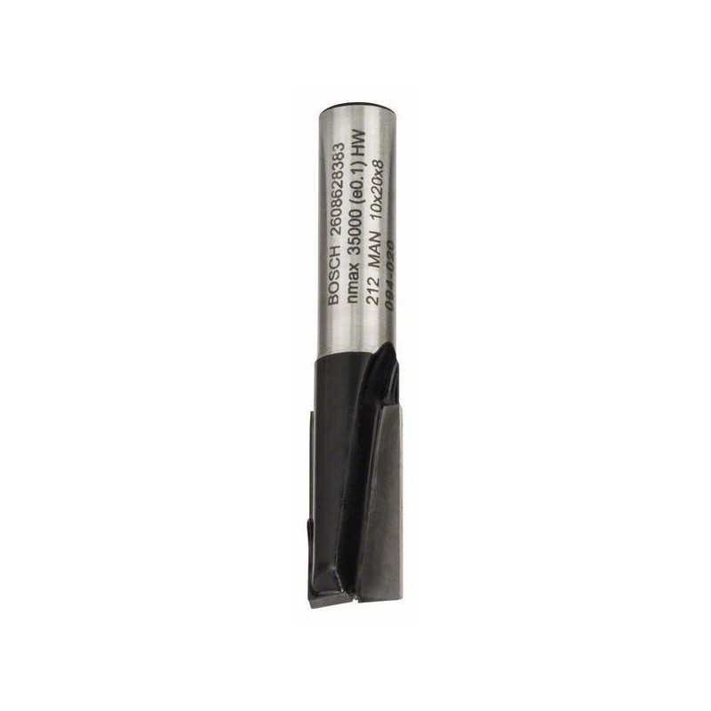 Bosch Freza dreapta, 8mm, D1 10mm, L 20mm, G 51mm 8mm, D1 10mm, L 20mm, G 51mm