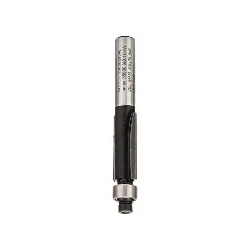 Bosch Freza pentru frezare coplanara laminata, 8mm, D1 9.5mm, L 25.4mm, G 68mm 8 m