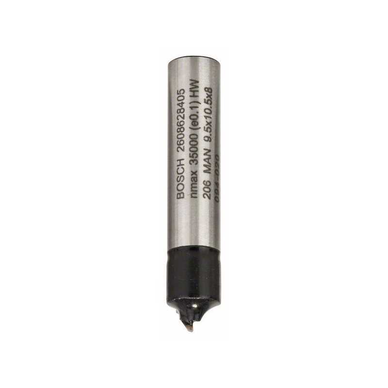Bosch Freza pentru sfert de tor, 8mm, R1 3.2mm, D 9.5mm, L 10.2mm, G 41mm 8mm, R