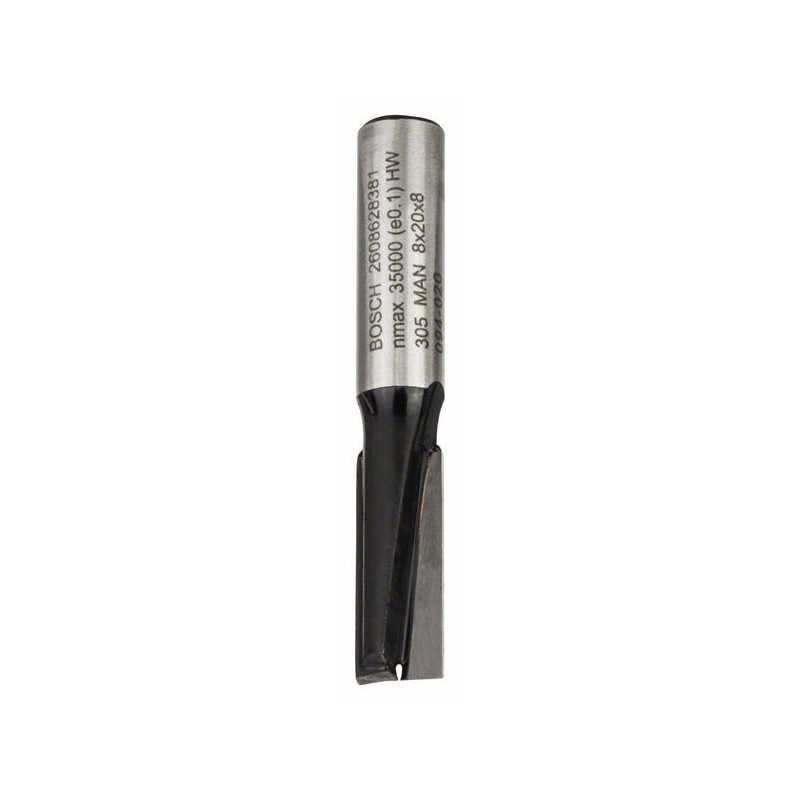 Bosch Freza dreapta, 8mm, D1 8mm, L 20mm, G 51mm 8mm, D1 8mm, L 20mm, G 51mm