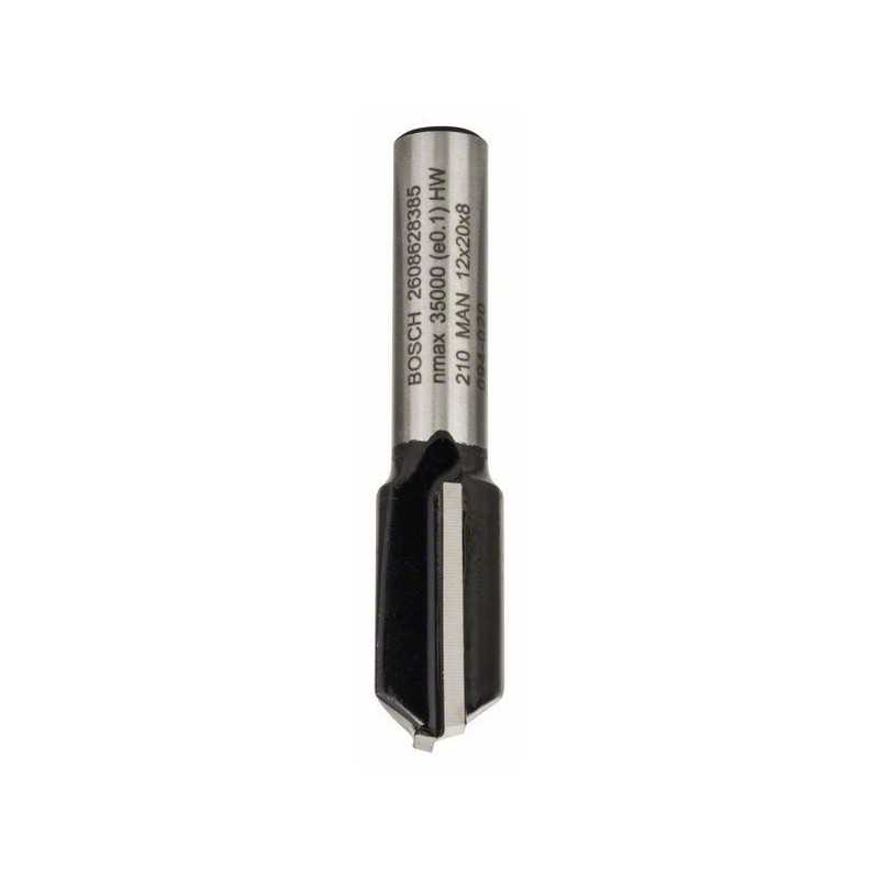 Bosch Freza dreapta, 8mm, D1 12mm, L 20mm, G 51mm 8mm, D1 12mm, L 20mm, G 51mm